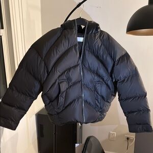 Random Identities Chevron Black Puffer Jacket